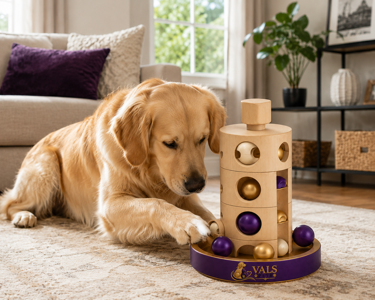 Interactive Tower Puzzle Dog Toy
