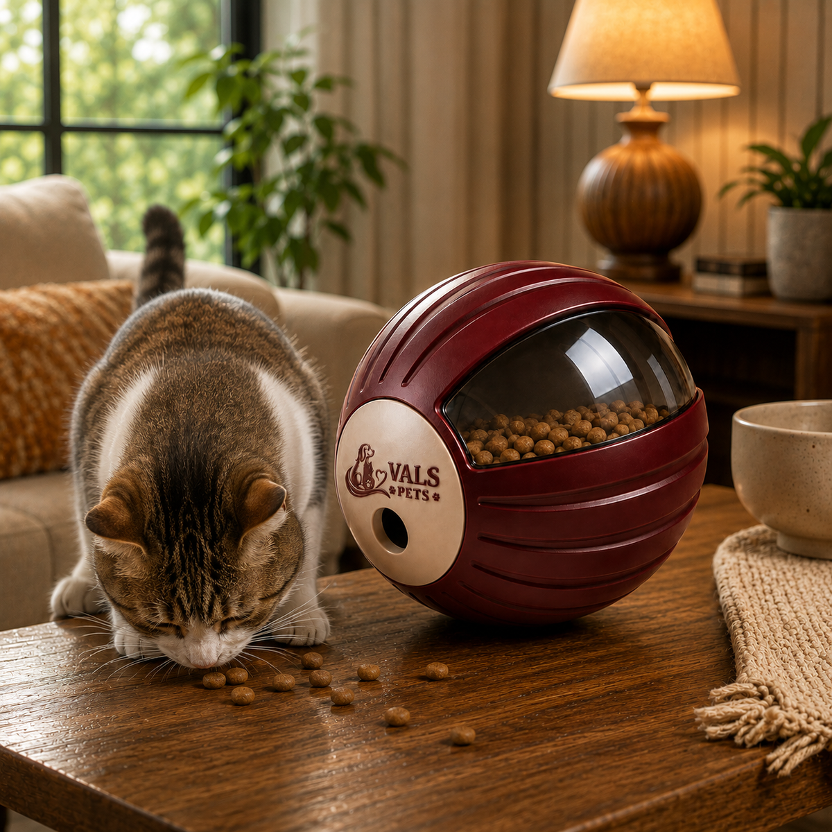 Rolling Cat Treat Dispenser