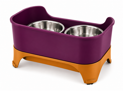 Elevated Double Cat Bowl Stand