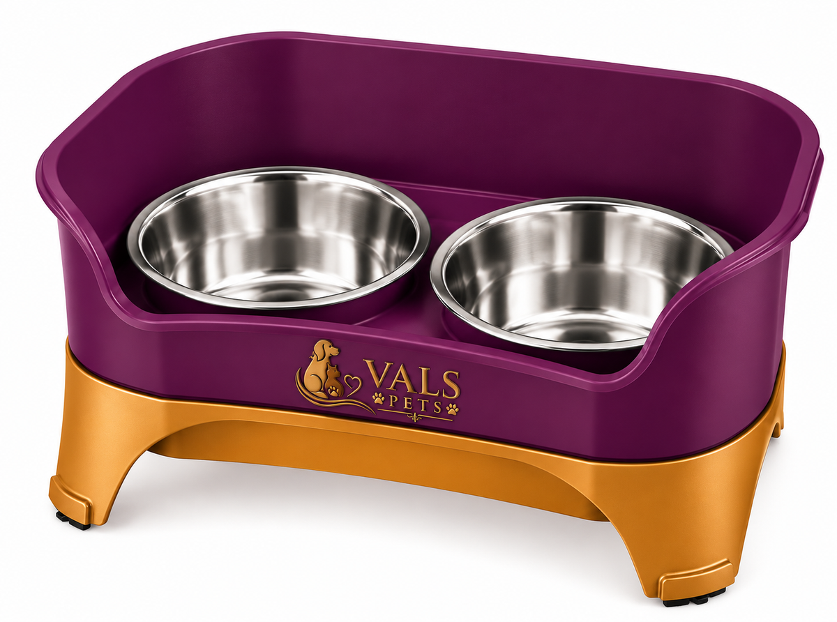 Elevated Double Cat Bowl Stand