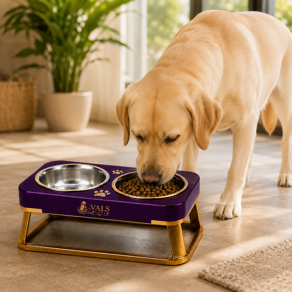 Elevated Double Dog Bowl Stand