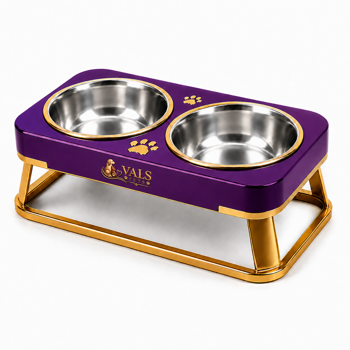 Elevated Double Dog Bowl Stand