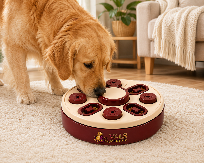 Interactive Dog Puzzle Feeder