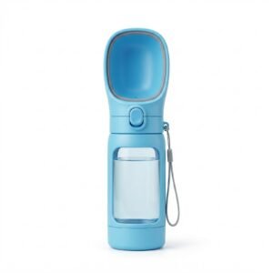 AquaPaws Portable Dog Water Bottle Leak-Proof 500ml Blue | Aqua Star Pet