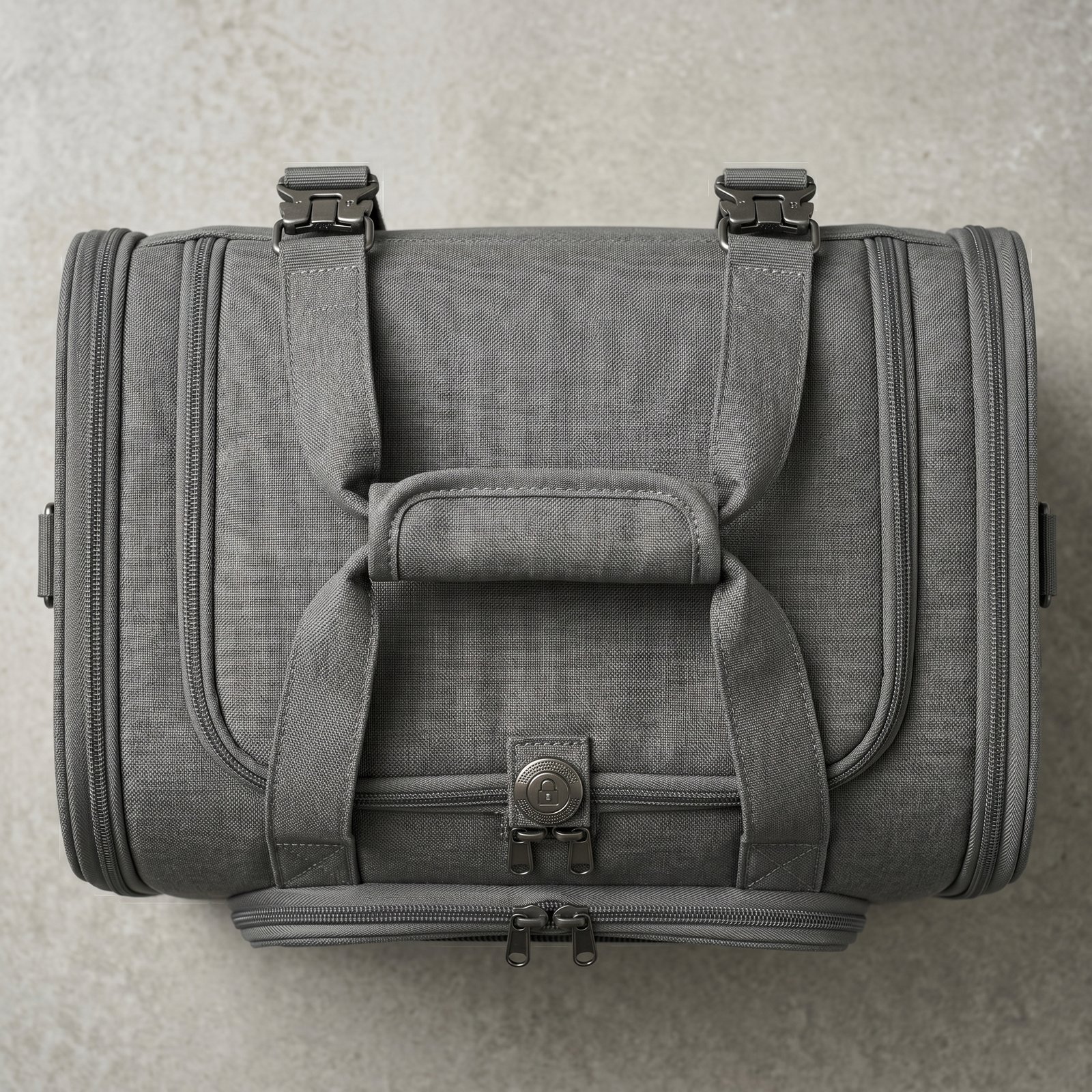 TravelMate Expandable Pet Carrier Airline Approved Soft-Sided Grey | Aqua Star Pet - Image 3